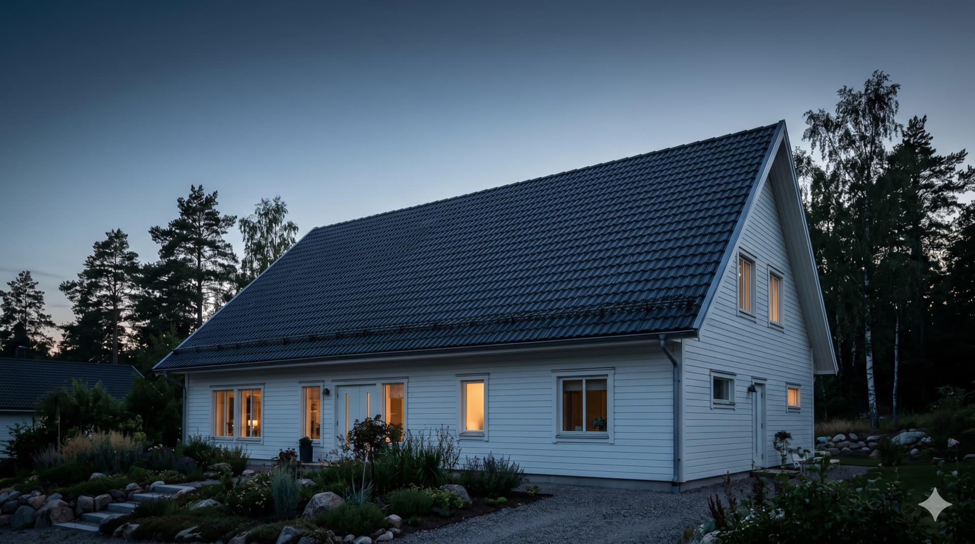 Takläggning i Österåker